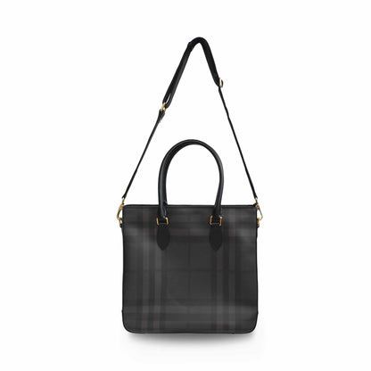 Burberry Novacheck Handbags Canvas Brown Tote Bag