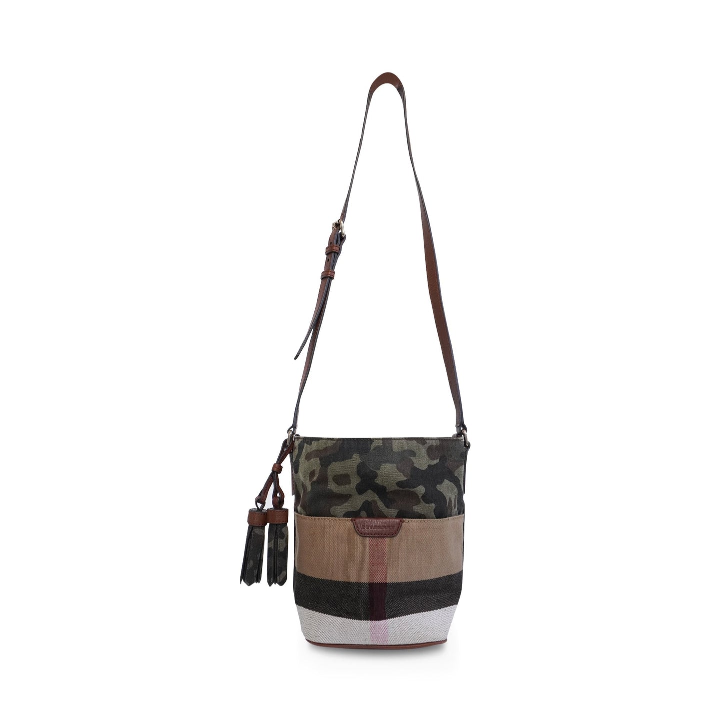 Burberry Handbags Check Bucket Bag