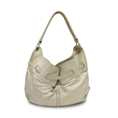 Burberry Handbags Leather Cream Shoulder Bag