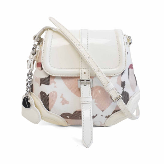 Burberry Handbags Leather Red Crossbody Bag