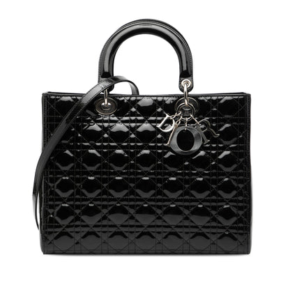 Dior Lady Dior Cannage Black Handbag Style 3 Rovelle Bags