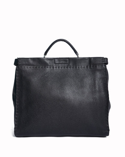 Fendi peekaboo black leather handbag Rovelle Bags