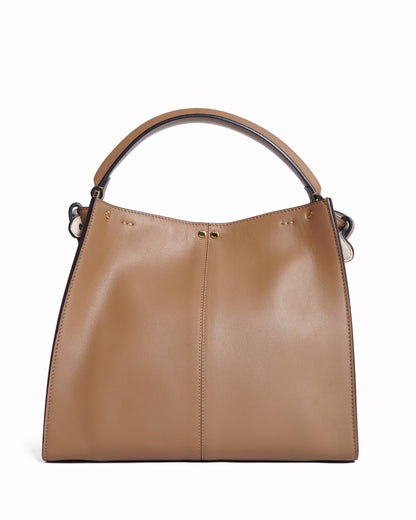 New Fendi Leather Peekaboo X-Lite Top Handle Bag Rovelle Bags