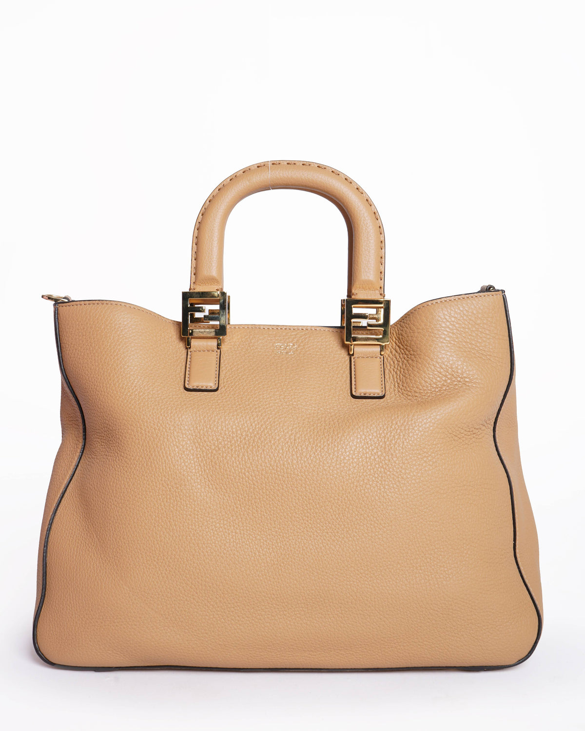 Fendi Selleria Romano Leather Tote Shoulder Bag Rovelle Bags