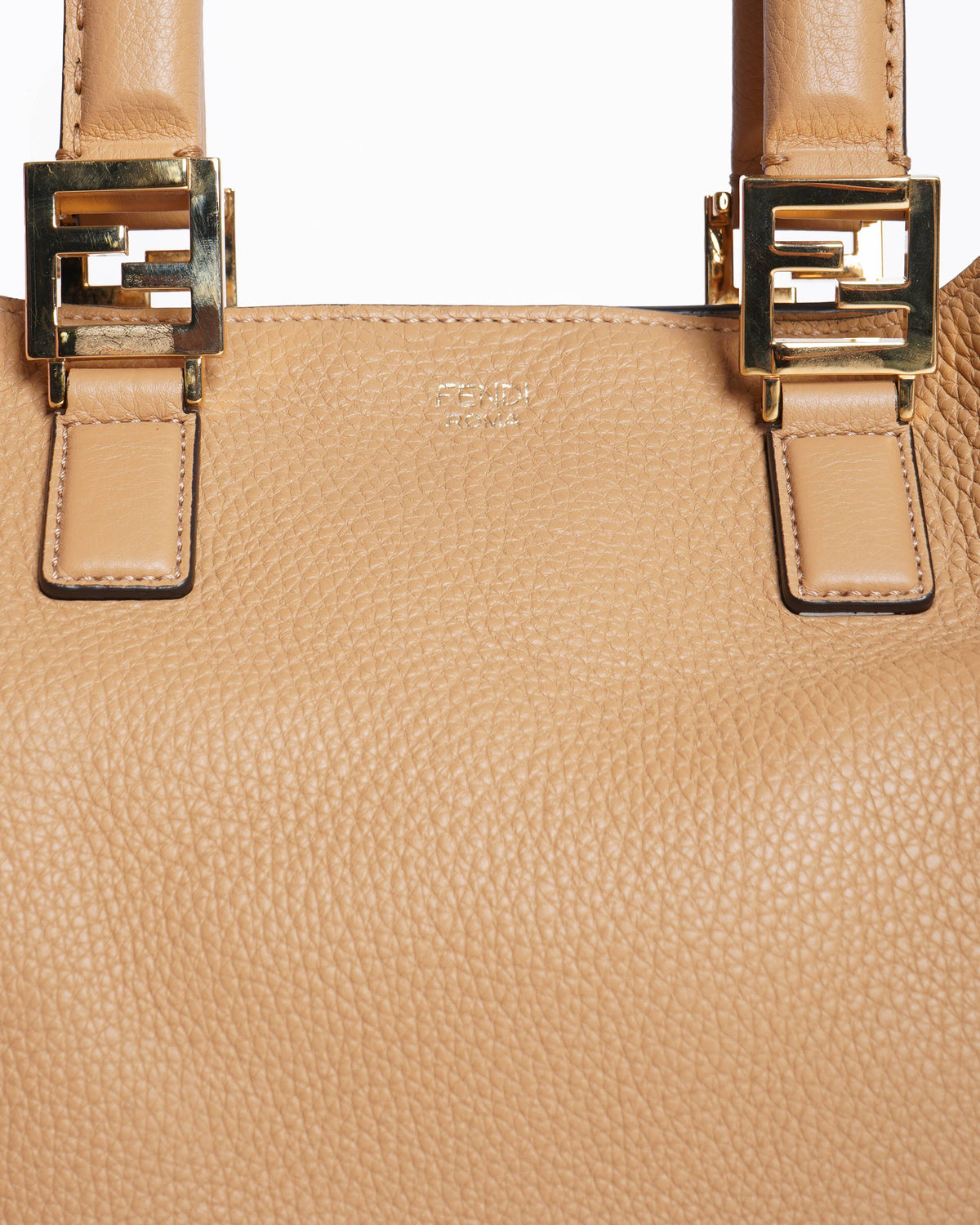 Fendi Selleria Romano Leather Tote Shoulder Bag Rovelle Bags