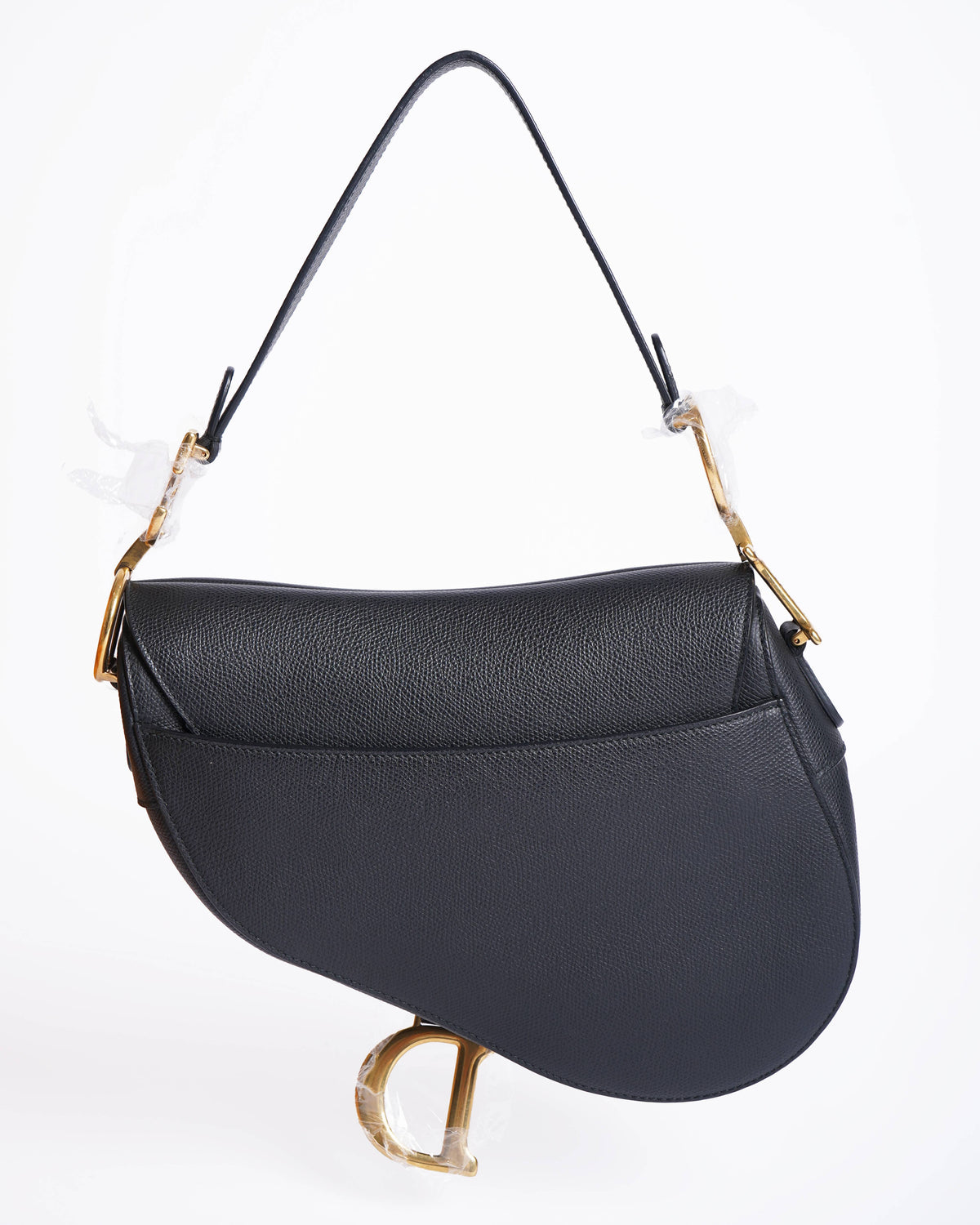 Christian Dior Saddle Bag In Black Rovelle Bags