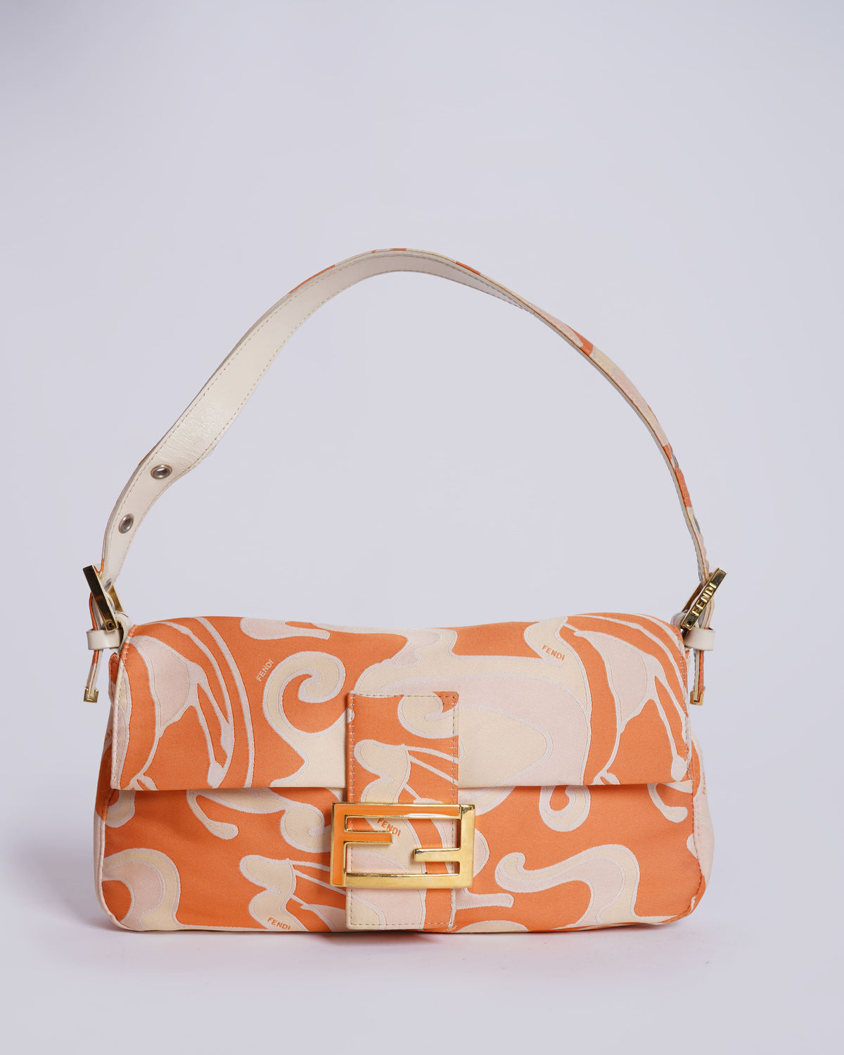 Fendi Silk Baguette Rovelle Bags