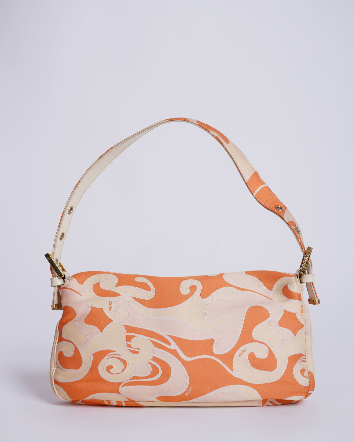 Fendi Silk Baguette Rovelle Bags