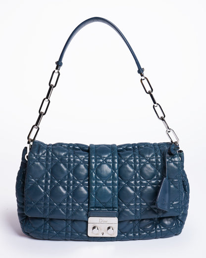 Christian Dior Lambskin Cannage New Lock Flap Shoulder Bag Rovelle Bags