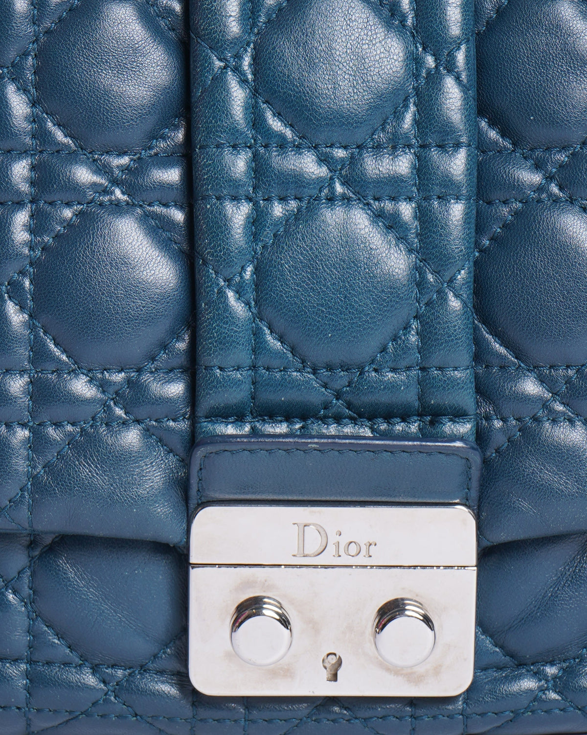 Christian Dior Lambskin Cannage New Lock Flap Shoulder Bag Rovelle Bags