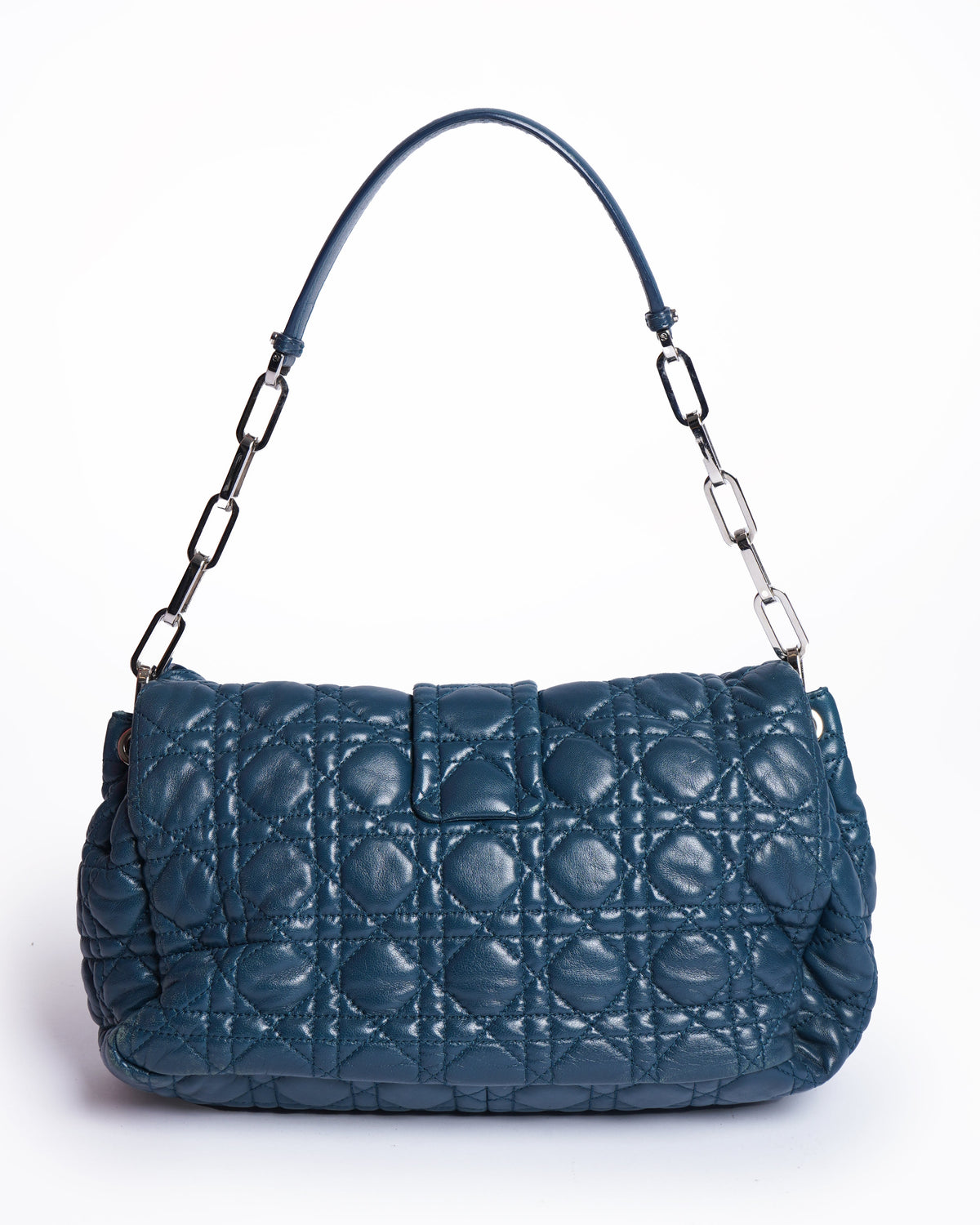 Christian Dior Lambskin Cannage New Lock Flap Shoulder Bag Rovelle Bags