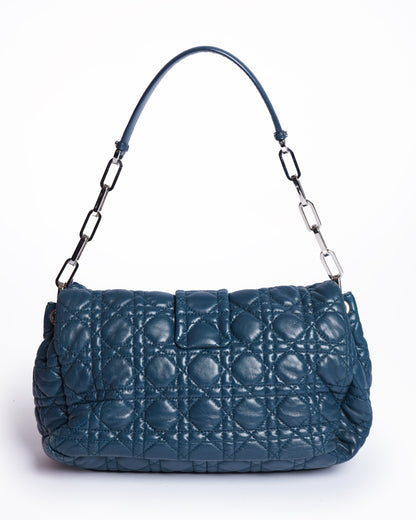 Christian Dior Lambskin Cannage New Lock Flap Shoulder Bag Rovelle Bags