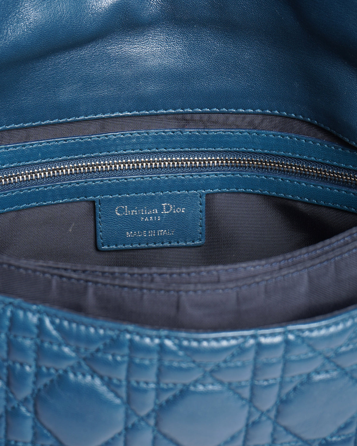 Christian Dior Lambskin Cannage New Lock Flap Shoulder Bag Rovelle Bags