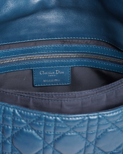 Christian Dior Lambskin Cannage New Lock Flap Shoulder Bag Rovelle Bags