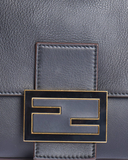 Fendi Big Mamma black leather shoulder bag Rovelle Bags