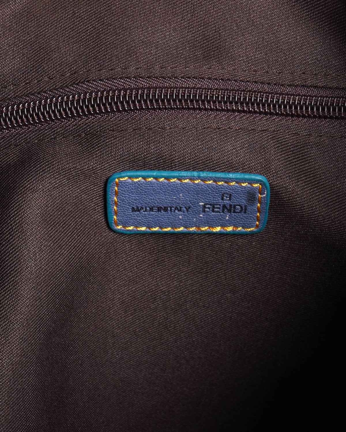 Fendi ff logo denim tote bag Rovelle Bags