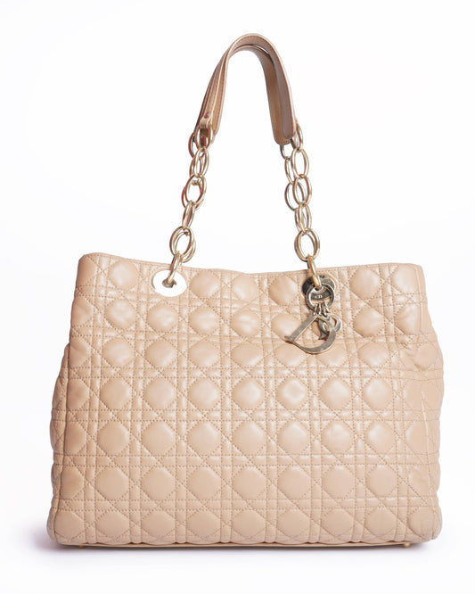 Christian Dior Large Soft Cannage Shopper Tote Bag Rovelle Bags