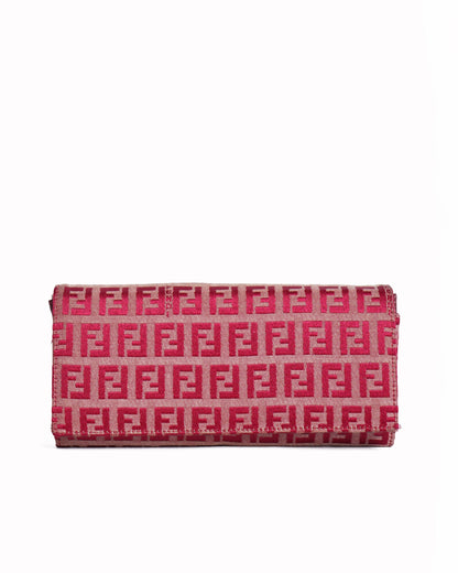 Fendi ff zucca bi fold long wallet Rovelle Bags