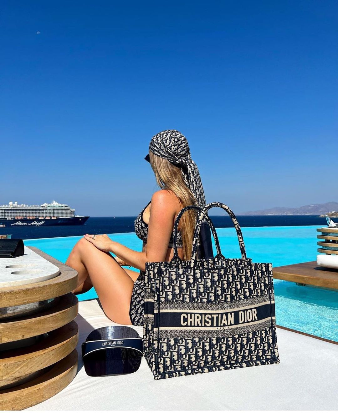 Dior Book Tote Leather Tote Bag Rovelle Bags