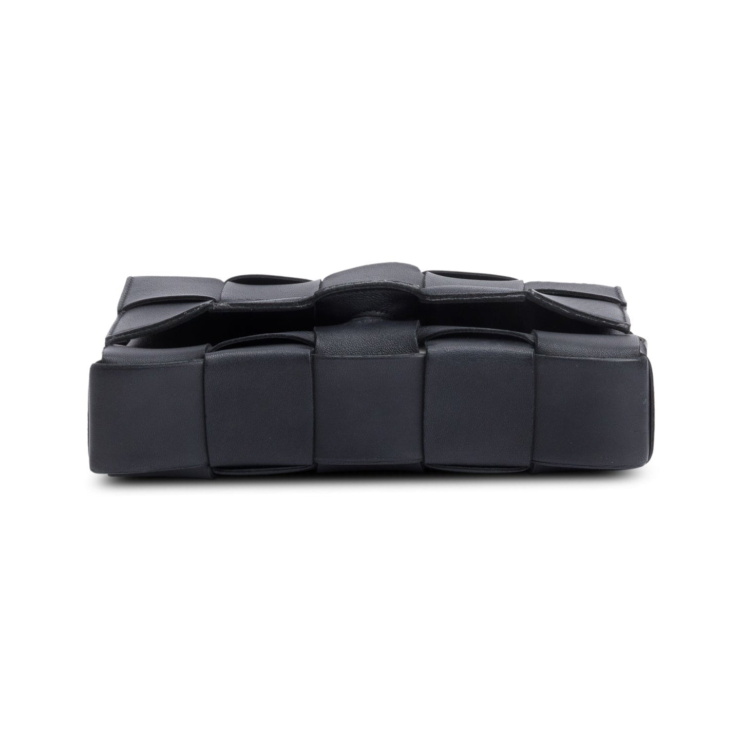 Bottega Veneta Black Intrecciato Cassette Bag