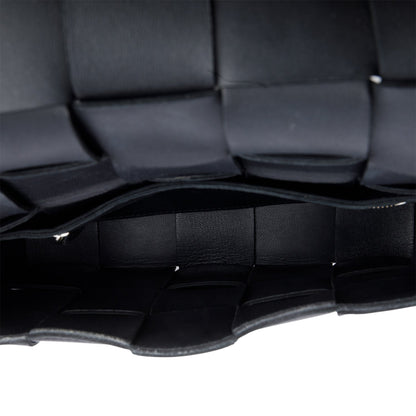 Bottega Veneta Black Intrecciato Cassette Bag