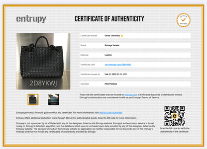 Bottega Veneta Black Intrecciato Leather Medium Andiamo Bag