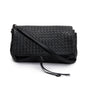Bottega Veneta Black Intrecciato Nappa Leather Medium Crossbody Bag