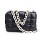 Bottega Veneta Black Nappa Intrecciato Padded Chain Cassette Bag