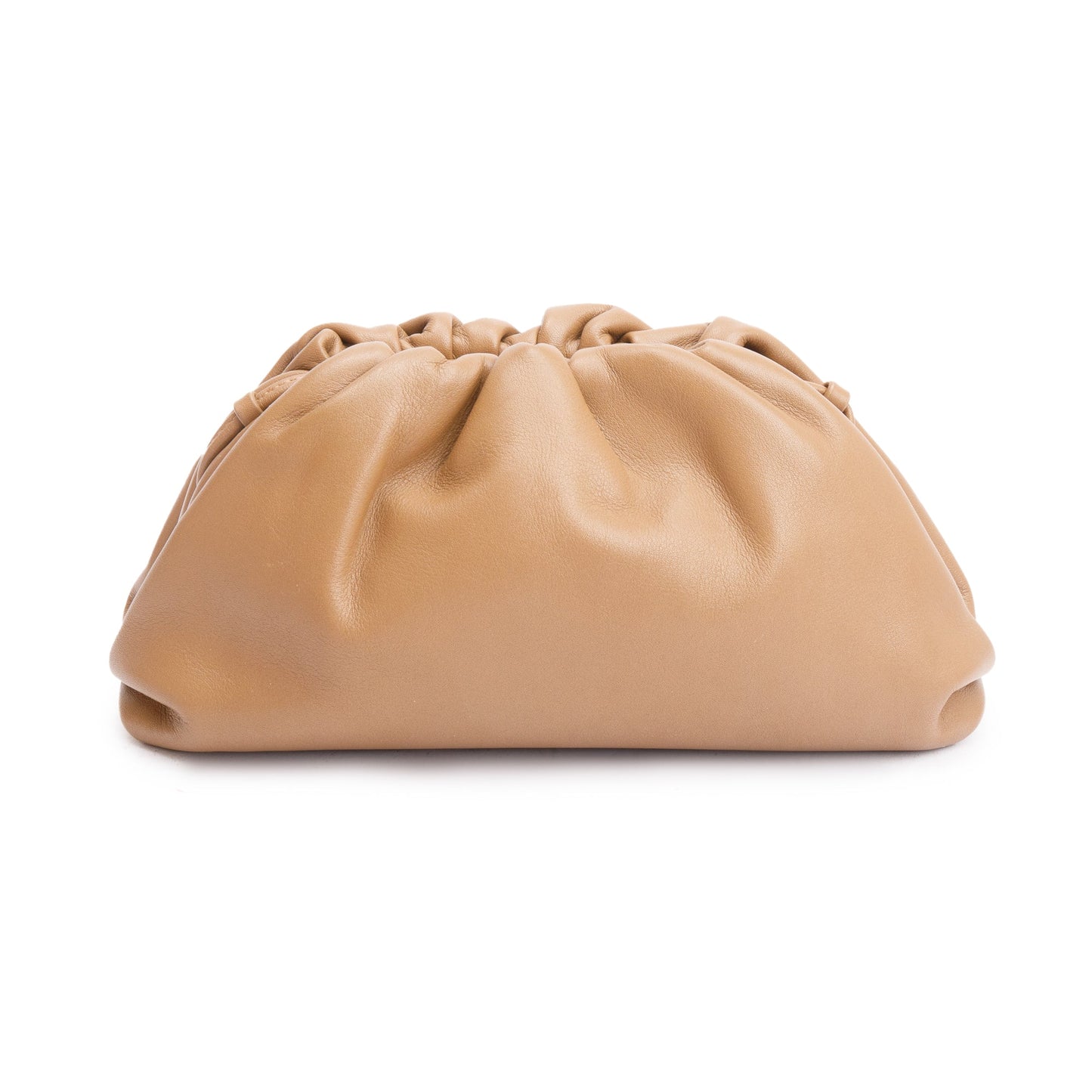 Bottega Veneta Brown Calfskin Leather The Mini Pouch