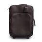 Bottega Veneta Brown intrecciato Leather Carry On-Trolly Suitecase