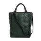 Bottega Veneta Green Intrecciato Nappa Small Vertical Tote