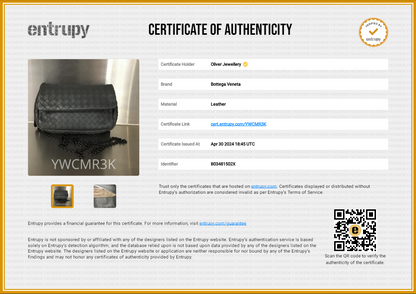 Bottega Veneta Grey Intrecciato Leather Mini Olimpia Bag