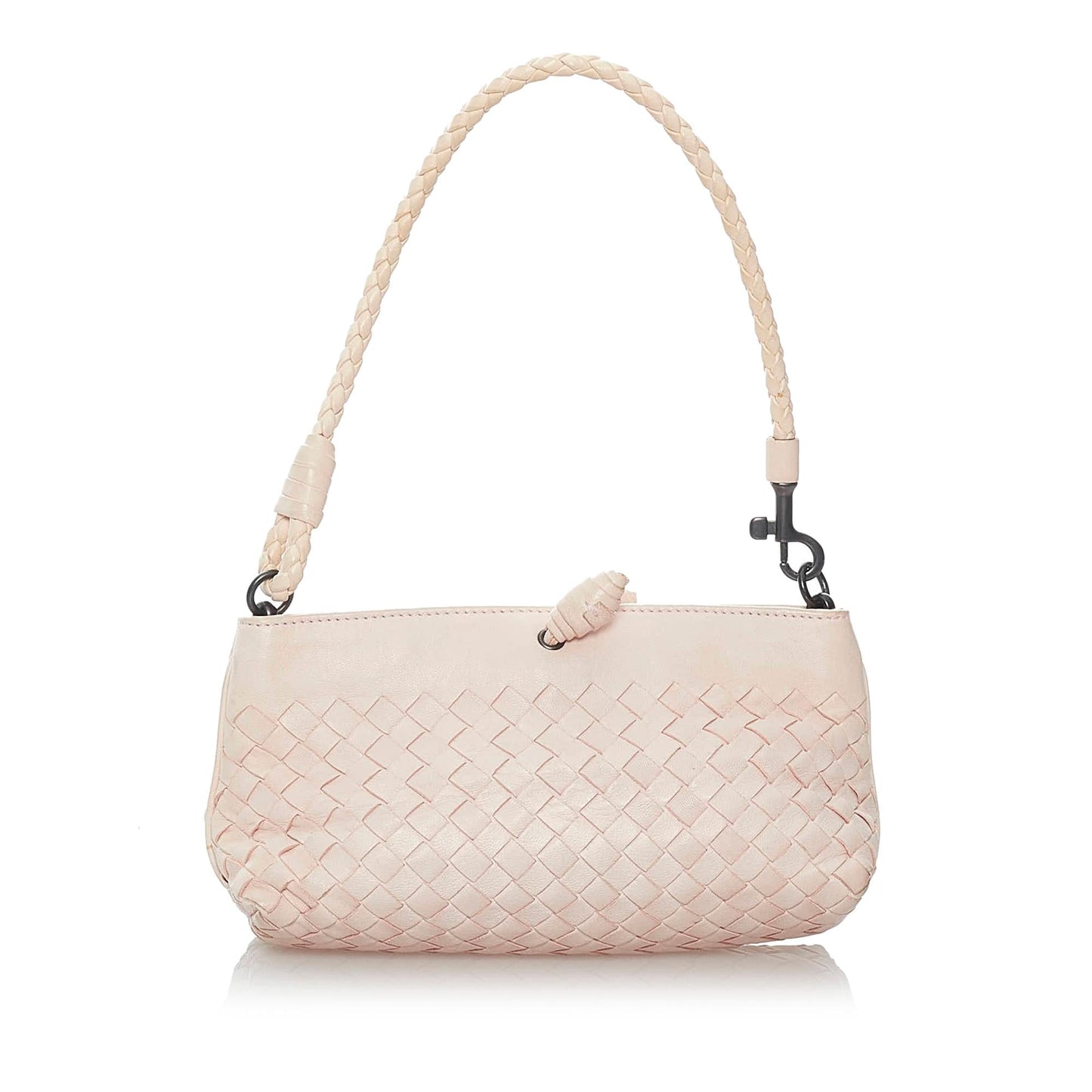 Luxury Bottega Veneta Intrecciato Leather Baguette (SHG-30241)