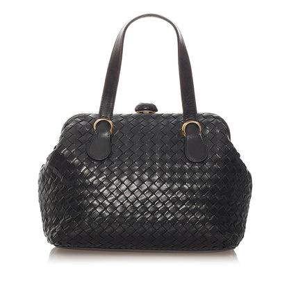 Luxury Bottega Veneta Intrecciato Leather Handbag (SHG-28319)