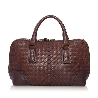 Luxury Bottega Veneta Intrecciato Leather Handbag (SHG-31751)