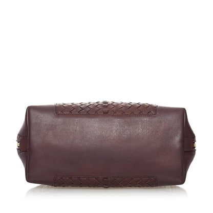 Luxury Bottega Veneta Intrecciato Leather Handbag (SHG-31751)