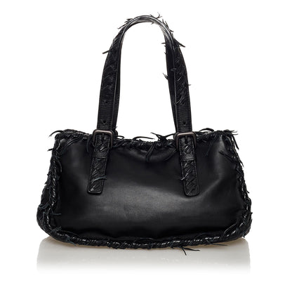 Luxury Bottega Veneta Intrecciato Leather Handbag (SHG-34649)
