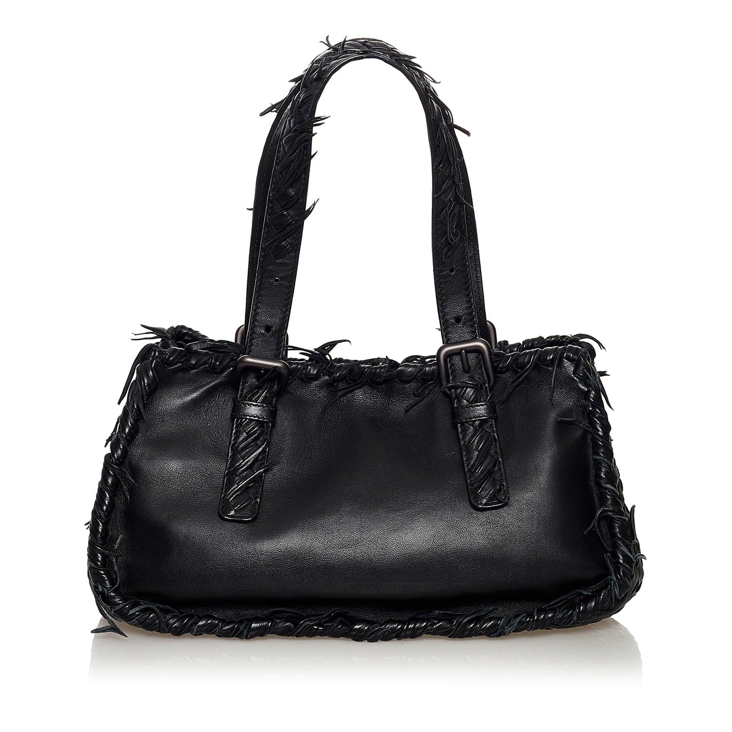 Luxury Bottega Veneta Intrecciato Leather Handbag (SHG-34649)