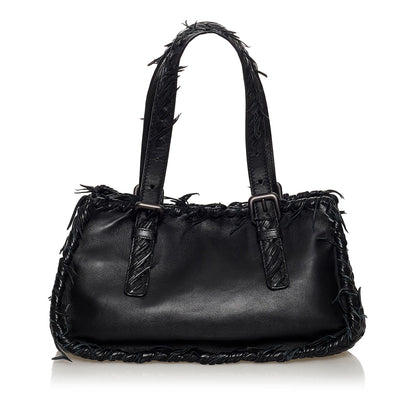 Luxury Bottega Veneta Intrecciato Leather Handbag (SHG-34649)