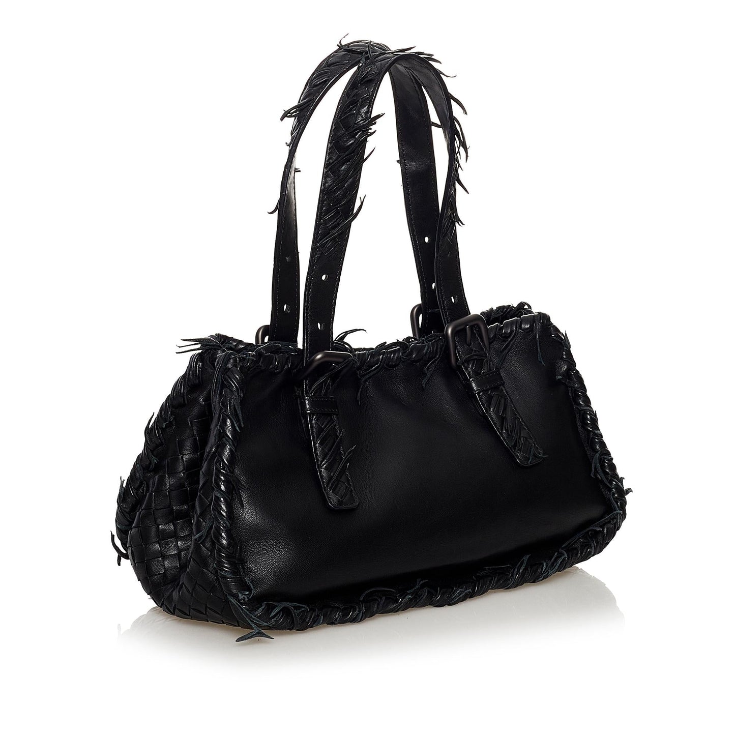 Luxury Bottega Veneta Intrecciato Leather Handbag (SHG-34649)