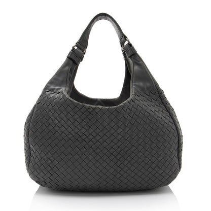 Luxury Bottega Veneta Intrecciato Nappa Campana Medium Shoulder Bag (SHF-a7yNeU)
