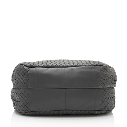 Luxury Bottega Veneta Intrecciato Nappa Campana Medium Shoulder Bag (SHF-a7yNeU)