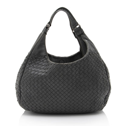 Luxury Bottega Veneta Intrecciato Nappa Campana Medium Shoulder Bag (SHF-a7yNeU)