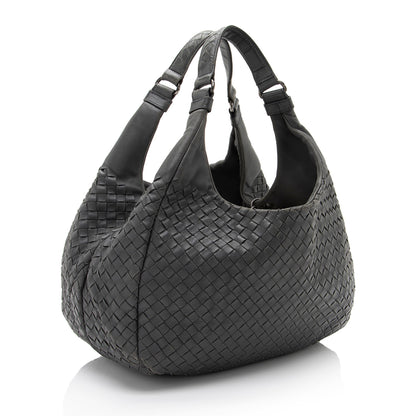 Luxury Bottega Veneta Intrecciato Nappa Campana Medium Shoulder Bag (SHF-a7yNeU)