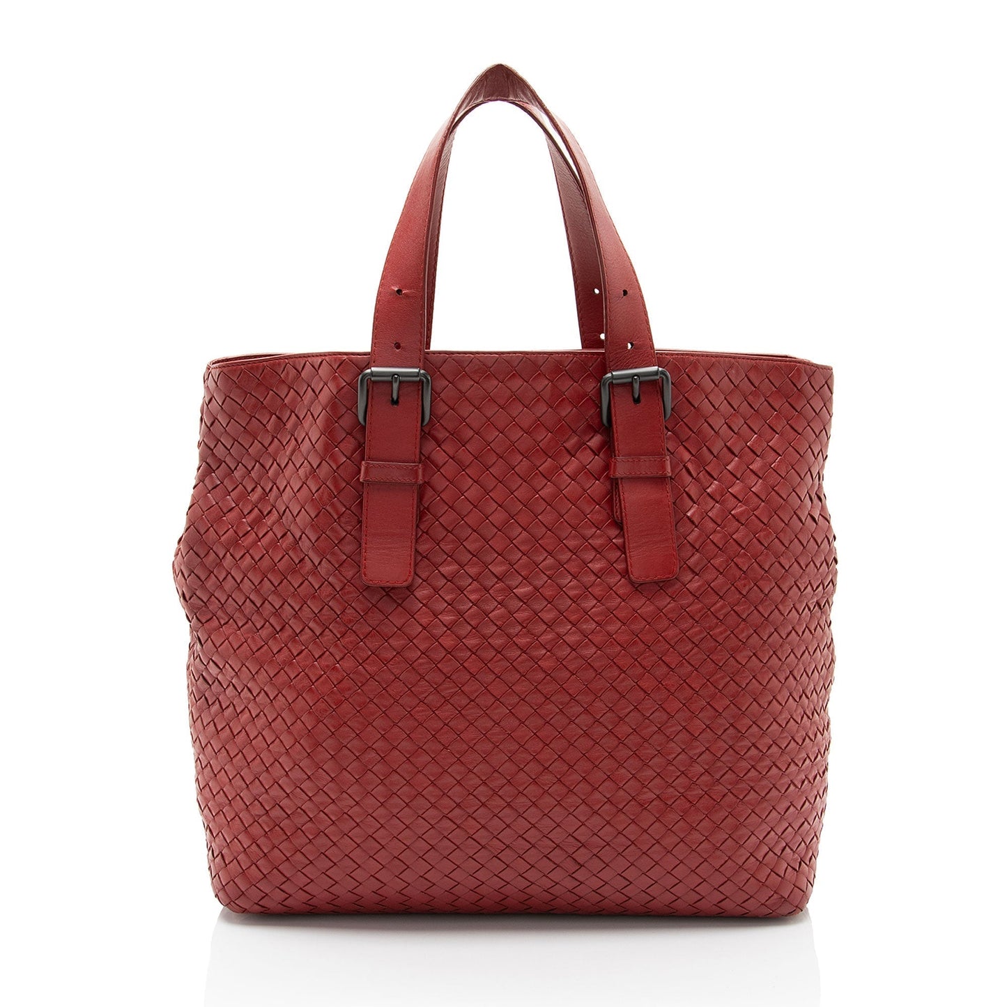 Luxury Bottega Veneta Intrecciato Nappa Cesta Large Tote (SHF-77Uwhx)