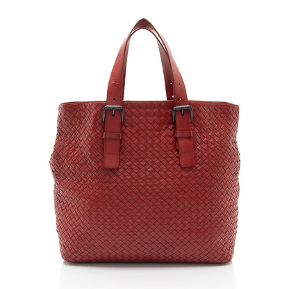 Luxury Bottega Veneta Intrecciato Nappa Cesta Large Tote (SHF-77Uwhx)