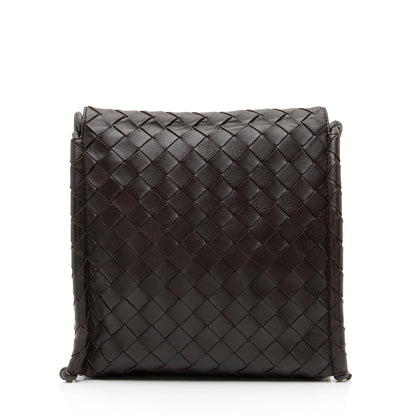 Luxury Bottega Veneta Intrecciato Nappa Small Fold Bag (SHF-23664)
