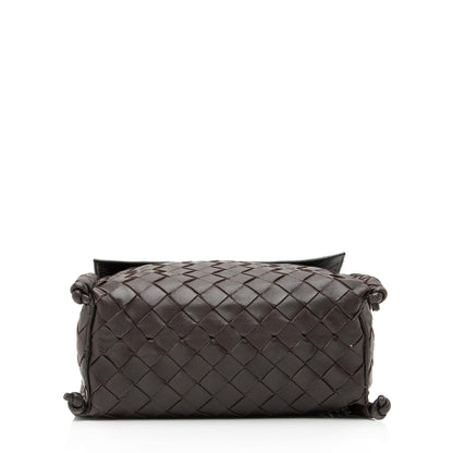 Luxury Bottega Veneta Intrecciato Nappa Small Fold Bag (SHF-23664)