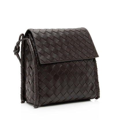 Luxury Bottega Veneta Intrecciato Nappa Small Fold Bag (SHF-23664)