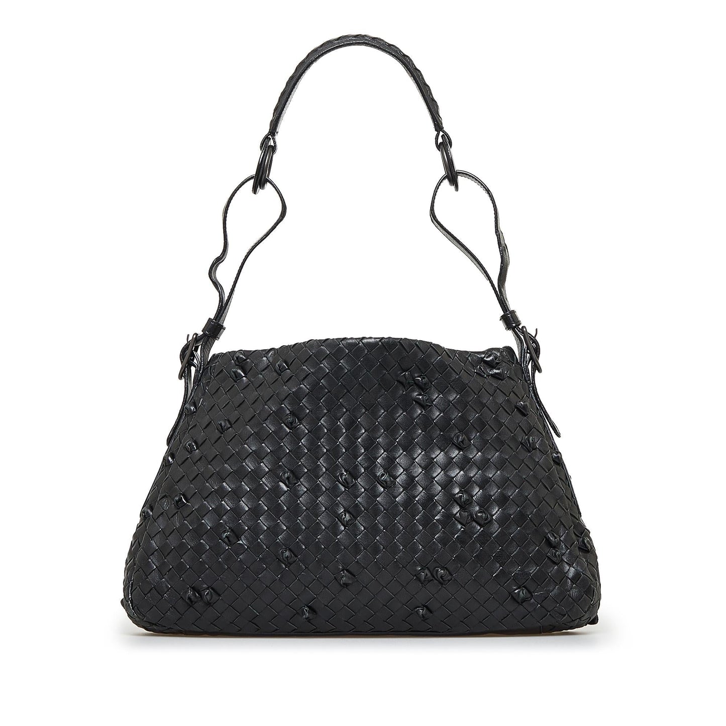 Luxury Bottega Veneta Intrecciato Nappa Naruto Knot Shoulder Bag (SHG-bziCWh)
